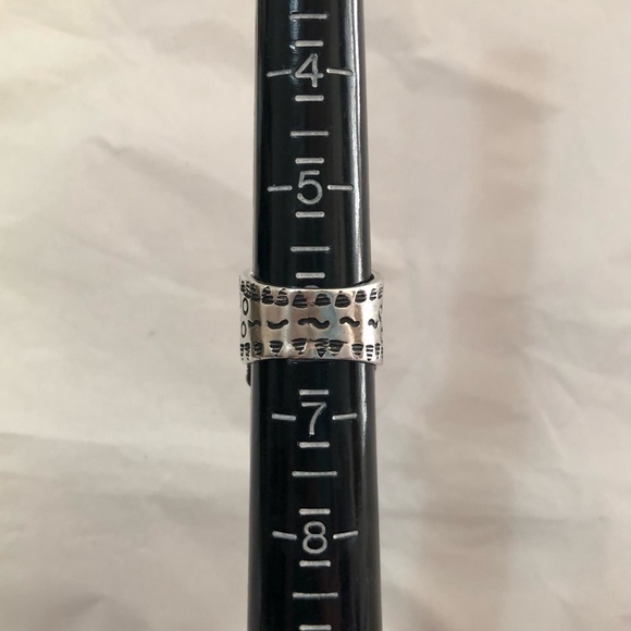 Silpada Sterling Silver Coin Pearl ChaCha Ring R1902 - Picture 3 of 7